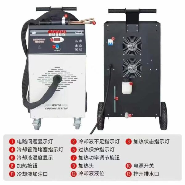 Water-cooled high frequency heating equipment