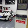 Automobile shock-proof damping detection platform