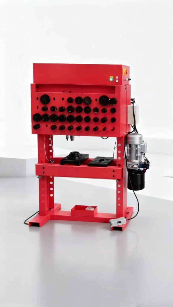Hydraulic rubber sleeve machine
