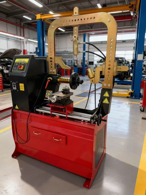 Gantry wheel hub repair equipment