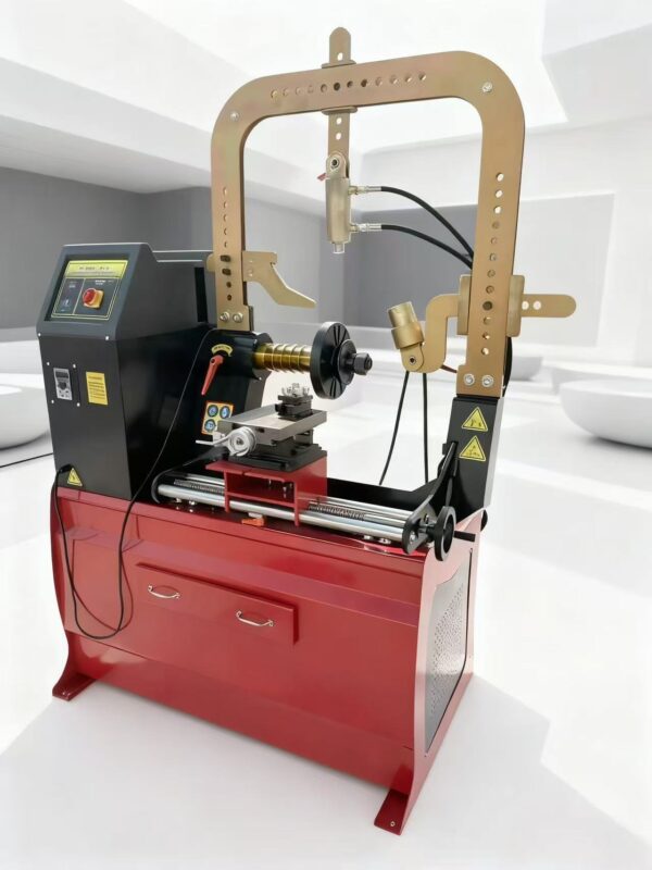 Gantry wheel hub repair equipment