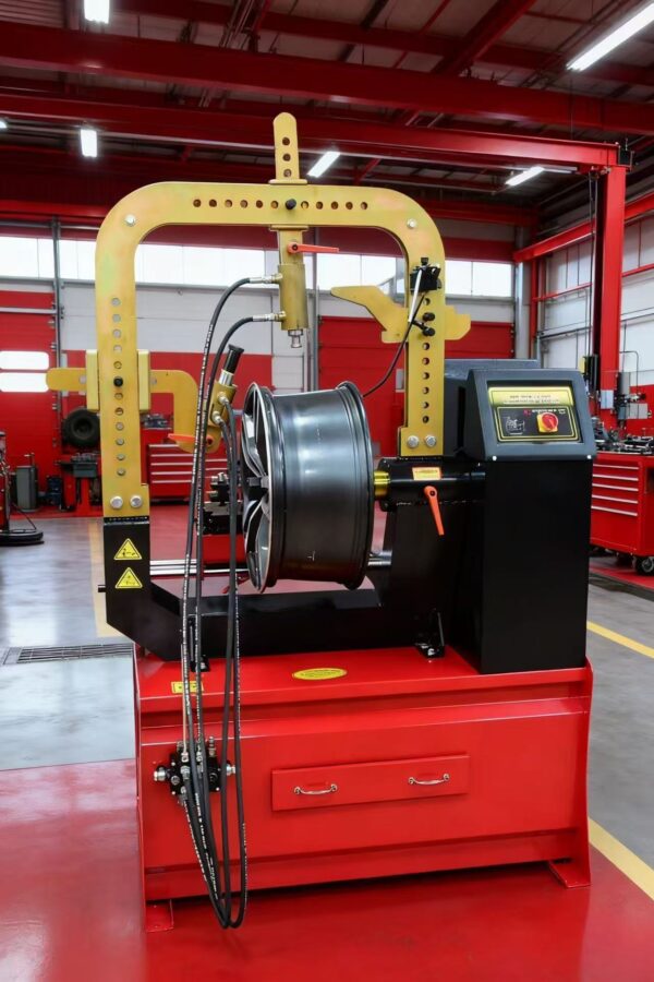 Gantry wheel hub repair equipment