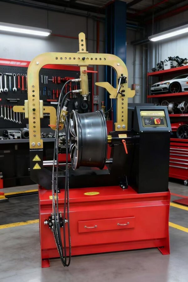 Gantry wheel hub repair equipment