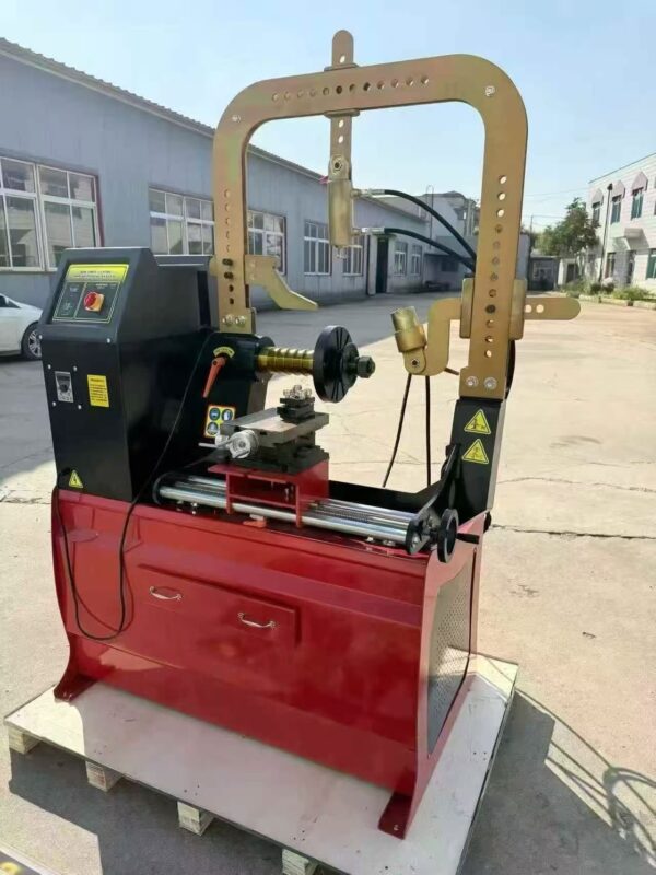 Gantry wheel hub repair equipment