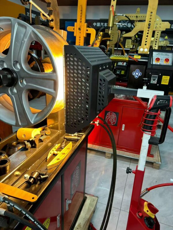 Gantry wheel hub repair equipment