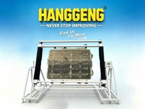 New energy power battery turnover frame
