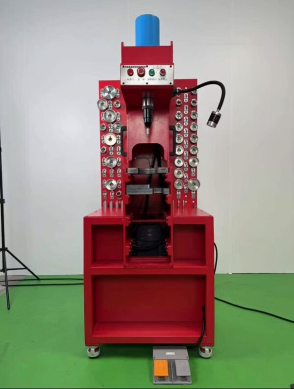 Hydraulic hose replacement machine